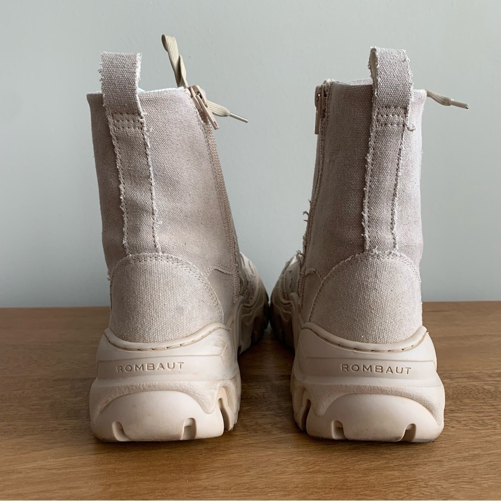 Rombaut Boccaccio II Boot Recycled Desert High-Top Sneaker Boot - Picture 4 of 7